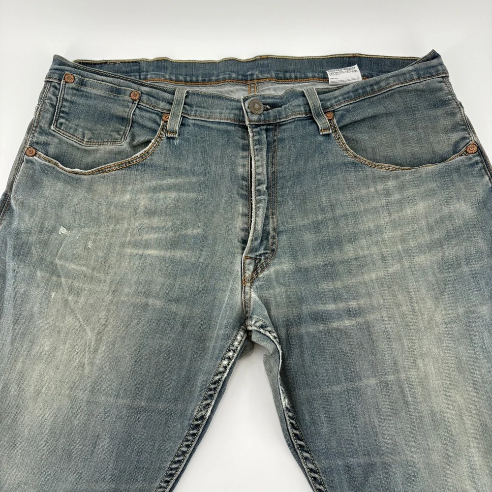 Levi's‎ Men's Blue Denim Jeans Distressed Size 38W x 34L